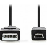 NEDIS CCGP60300BK10 Καλώδιο USB 2.0 A αρσ. - Mini 5-pin αρσ., 1m